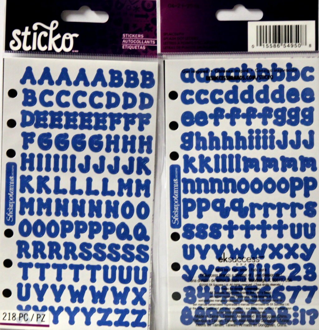 Sticko Splash Dot Letters Stickers | Michaels