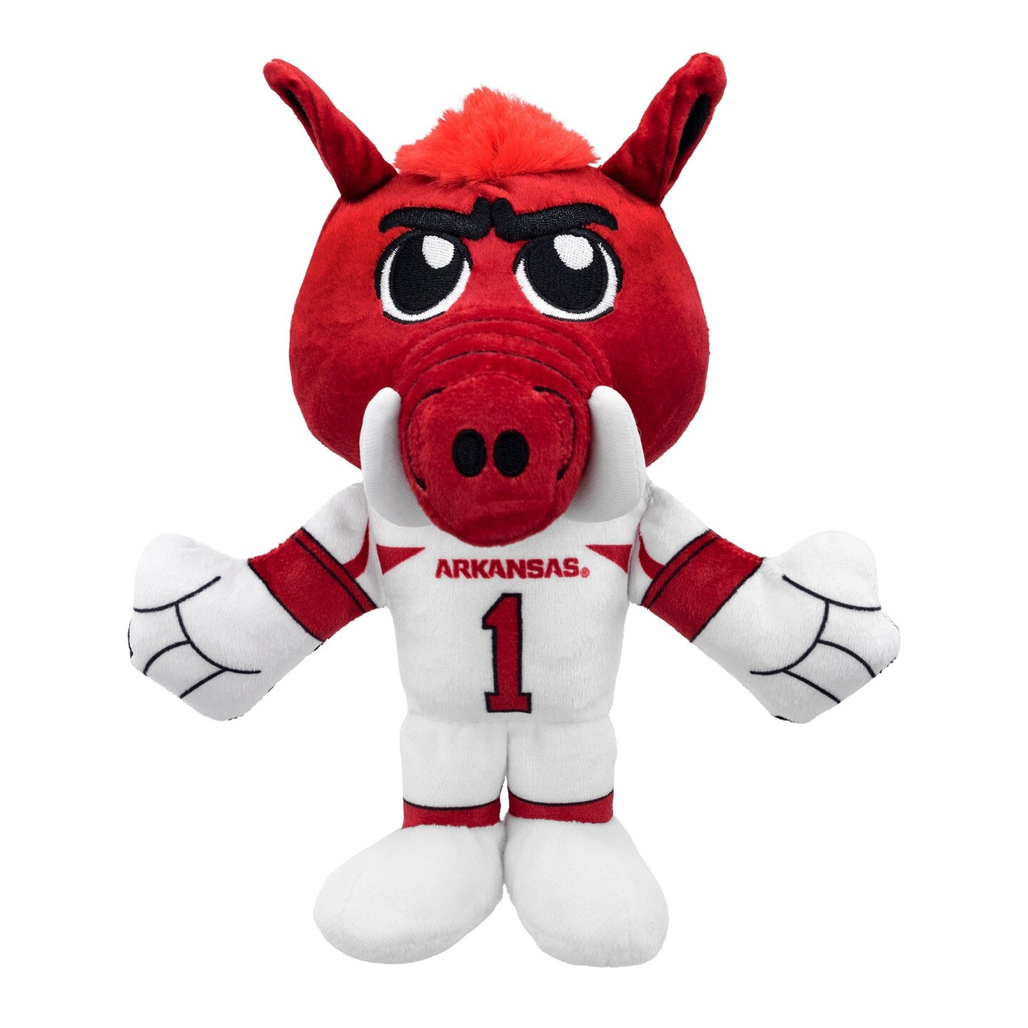 Bleacher Creatures Arkansas Razorbacks Big Red 8&#x22; Mascot Kuricha Sitting Plush