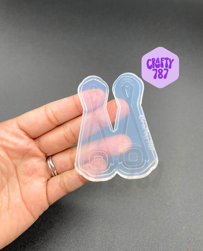 Sushi Chop Sticks Dangle Earring Silicone Mold, Resin Mold (B15)