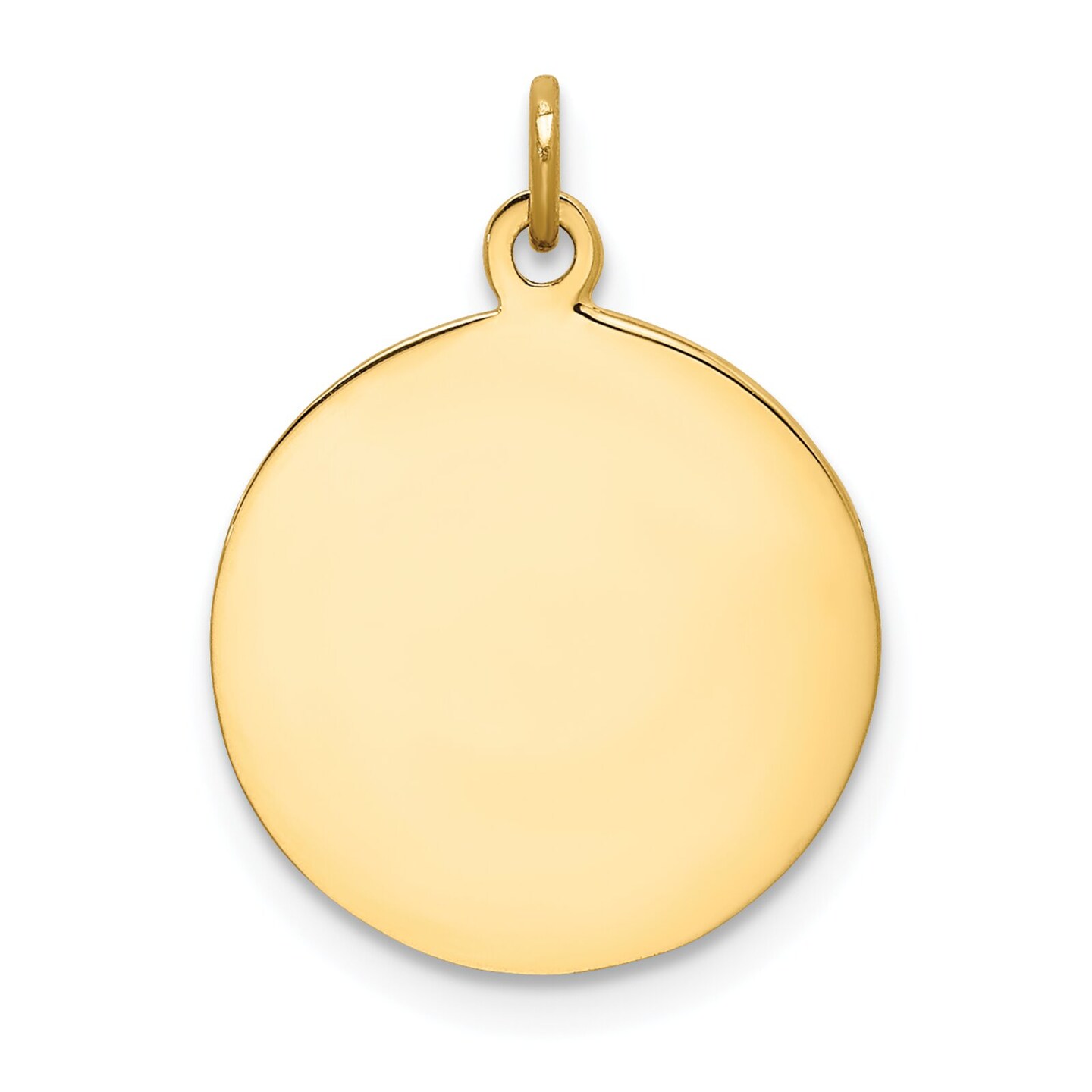 14K Yellow Gold Saint Peter Medal Charm Pendant Jewelry 23mm x 15mm