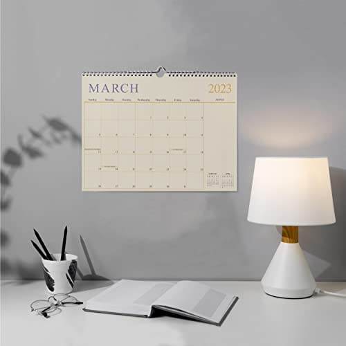 COOLENDAR 2023 Wall Calendar, Monthly Calendar 24 Months from January 2023 to December 2024, Hanging Calendar 2023 for Wall, Monthly Planner 2023-2024, 2023 Desk Calendar with Large Occasions (IVR2)