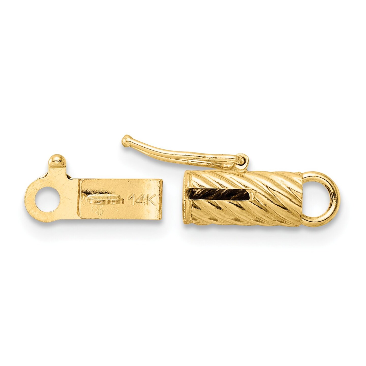 14K Gold Barrel Clasp 8.6mm