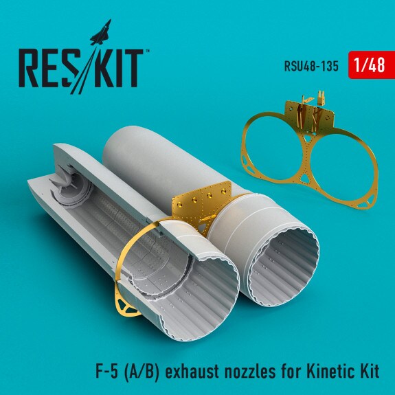 Reskit  1/48 Reskit F-5 (A/B) exhaust nozzles for Kinetic Kit (1/48) Detail Part