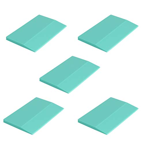 Pack of 5 Screen Printing Squeegees, Self-Adhesive Screen Stencil Printing Squeegee, Rubber Squeegee Screen Printing Tools for Applying Chalk Paste or Ink