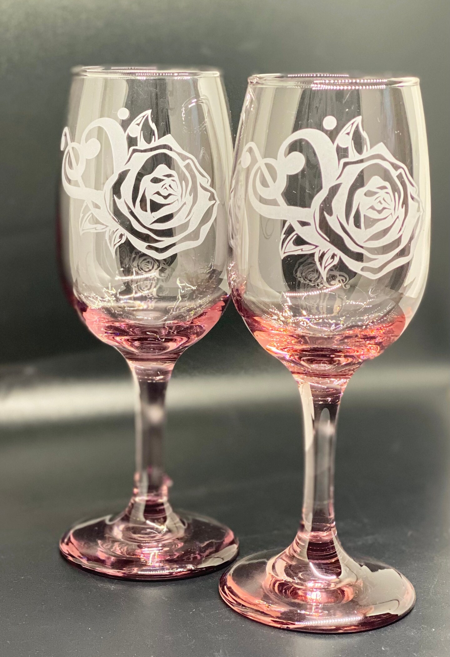 Etched Wine Glass, Engraved Glasses | MakerPlace by Michaels
