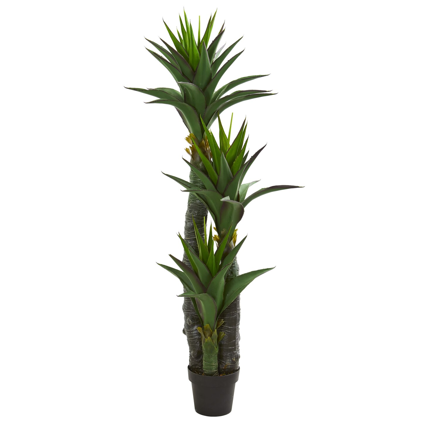 Nearly Natural 5&#x27; Artificial Yucca Potted Tree
