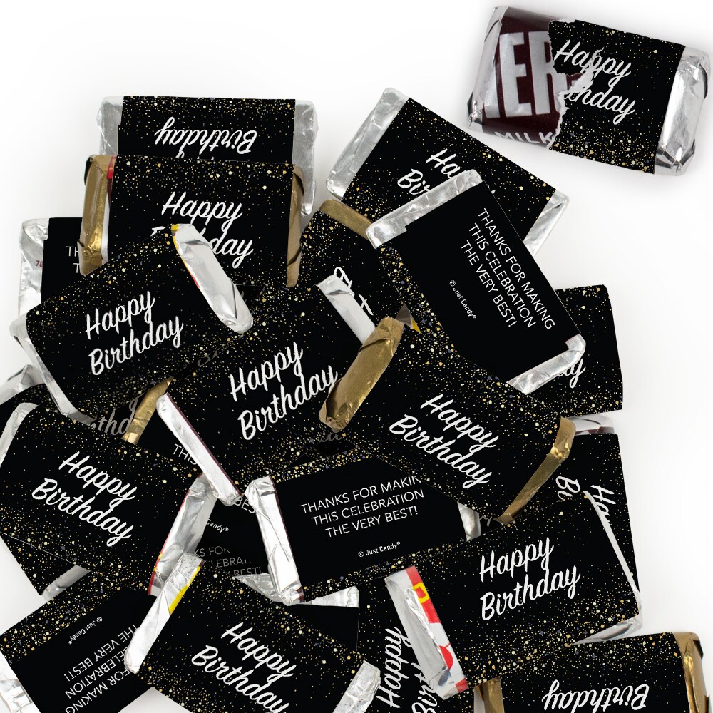 Adult Birthday Birthday Candy Party Favors Hershey&#x27;s Miniatures Chocolate
