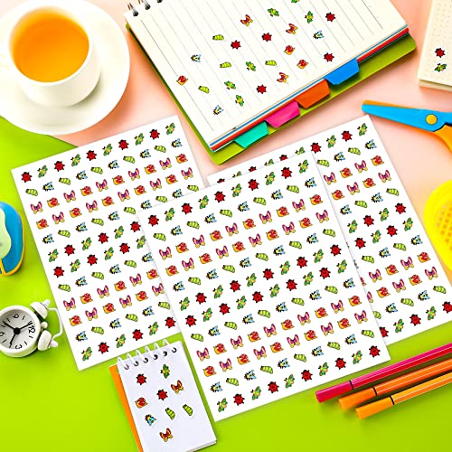 3000 Pcs Bug Stickers for Kids Insect Stickers Ladybug Stickers Small Buggy Stickers for Kids Reward Chart Classroom Reward Home Decor Room Wall DIY (Multicolor, Bug)