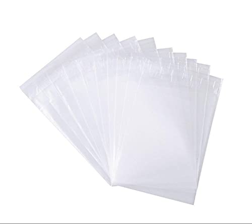 Muyindo 100 Pieces (9x12 Inch) Clear Plastic Bags for Packaging, Clothing &  T-Shirts Strong Packing Self Adhesive Cellophane Bag