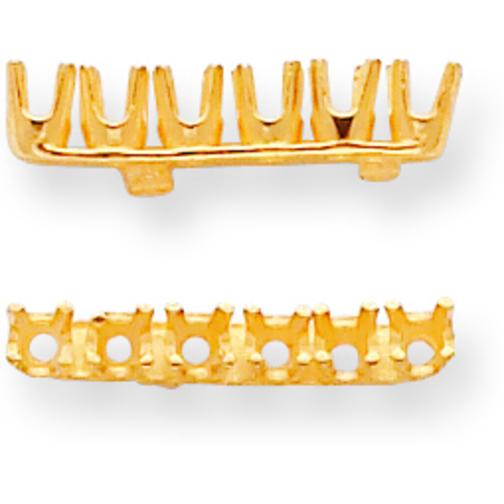 14K Gold 0.30cttw Strip Setting