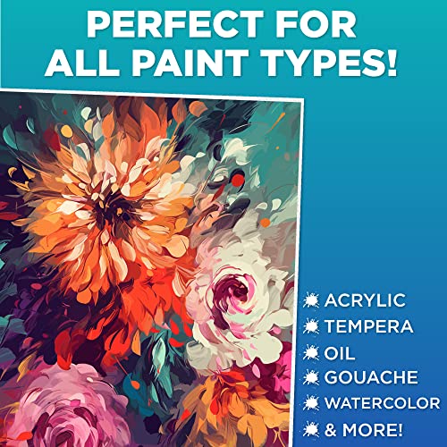 12 Pieces 8x10 Canvas Panel Boards Value , Primed, Perfect for Painting Projects, Watercolor, Oil & Acrylic Paints, Paint Canvas for Kids, Students, & Professionals