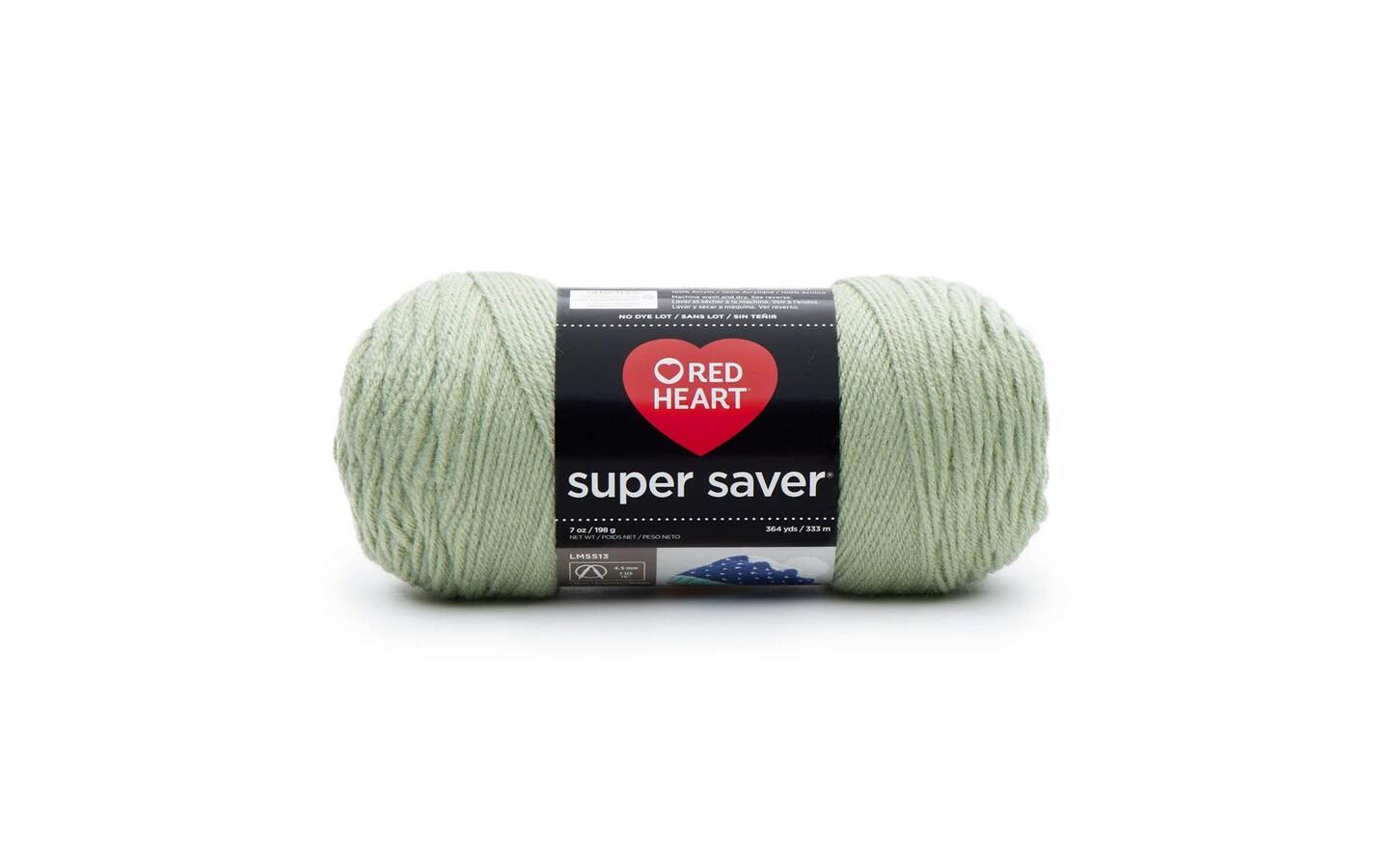 C&#x26;C Red Heart Super Saver Yarn 7oz Frosty Green