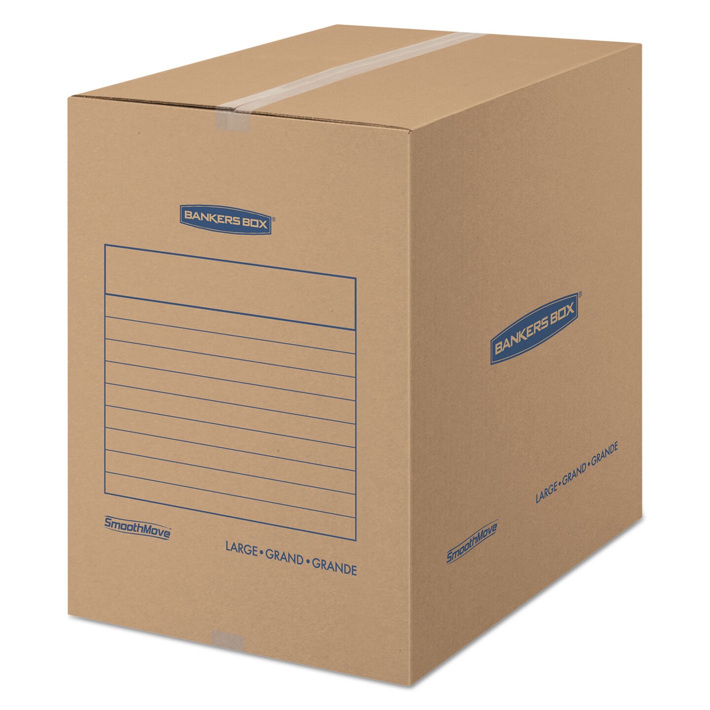SmoothMove Basic Moving Boxes, Regular Slotted Container (RSC), Large, 18 SmoothMove Basic Moving Boxes, Regular Slotted Container (RSC), Large, 18