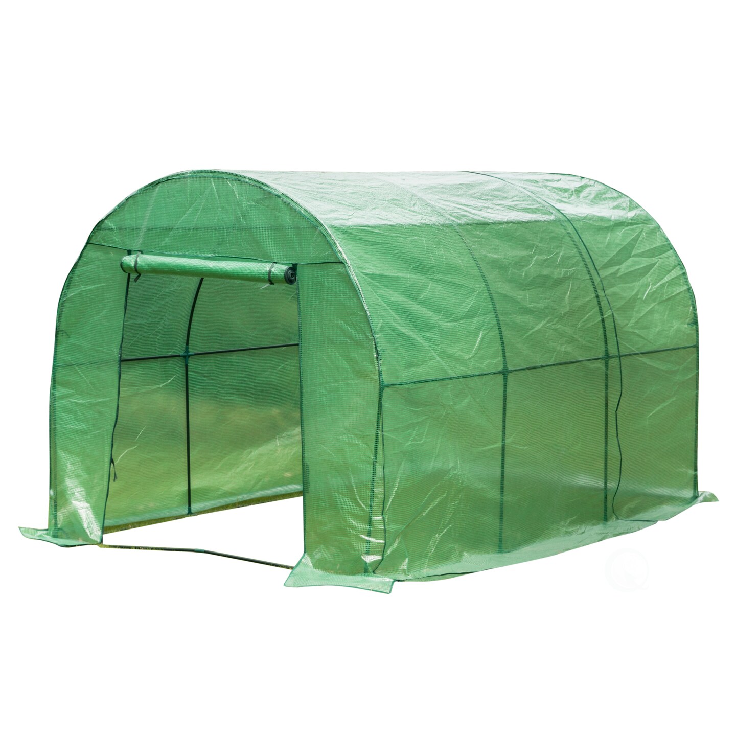 Green Portable Walk-In Greenhouse 80.75"X119.25" Waterproof Garden Hot House