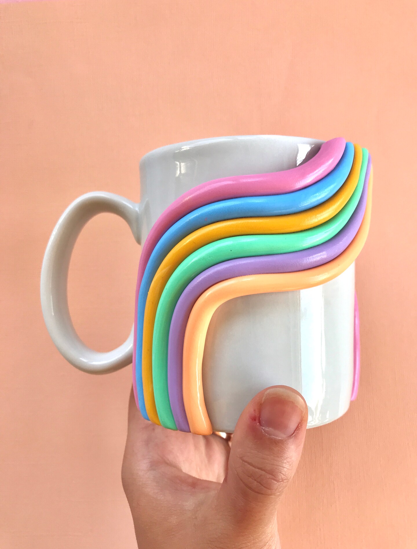 Milwaukee Rainbow Ceramic Coffee Mug