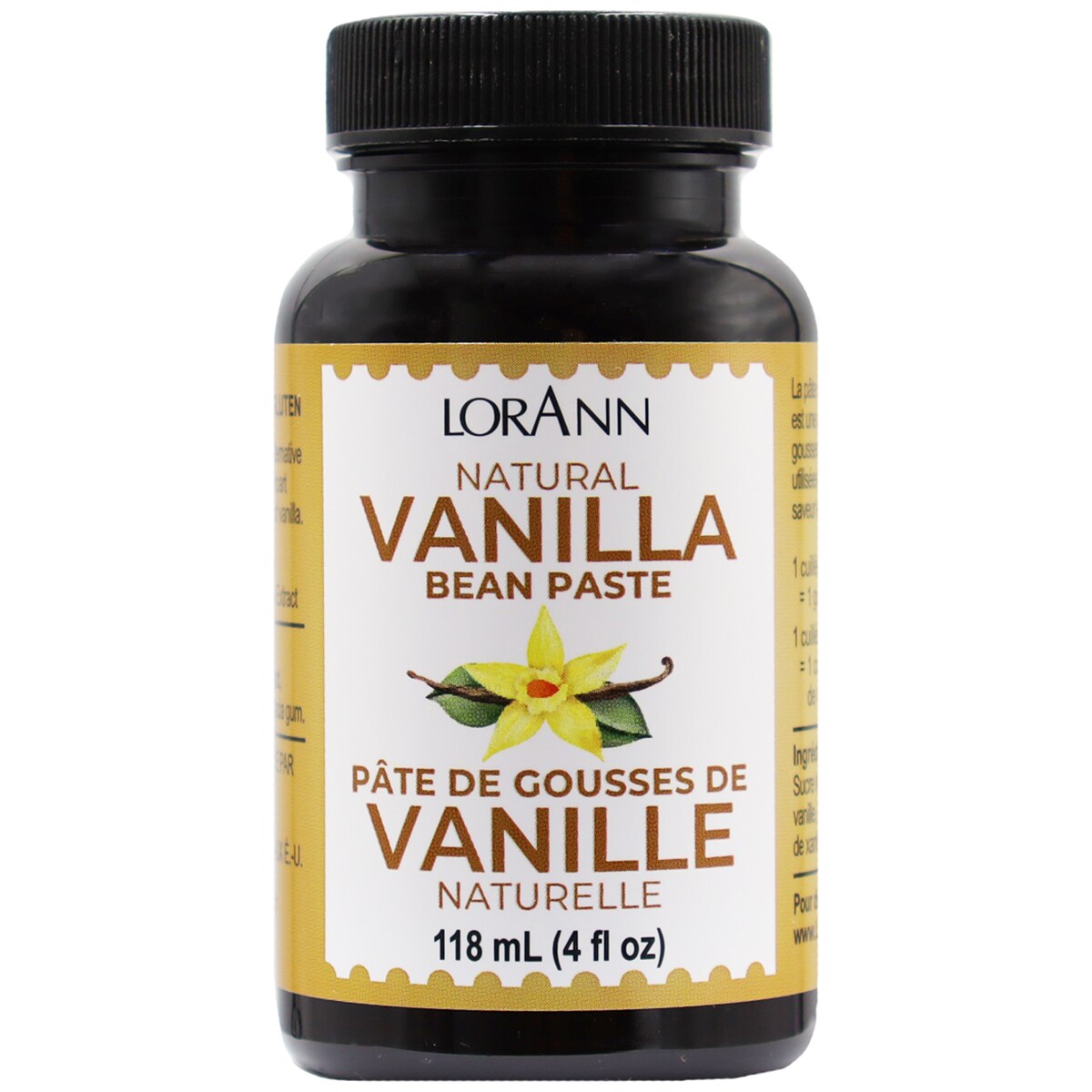 LorAnn Oils Natural Vanilla Bean Paste, 4 ounce