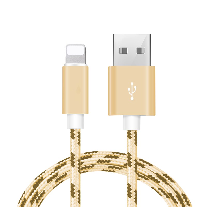 Bedazzled Bijou 10 FT iPhone Lighting USB Cable Charger Heavy Duty Braided Charger