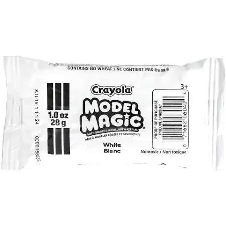 Crayola Model Magic - White (1Oz), 75 Count, Bulk Clay, Air Dry Modeling  Clay For Kids, Bulk School Supplies For Teachers – TheWorldMall