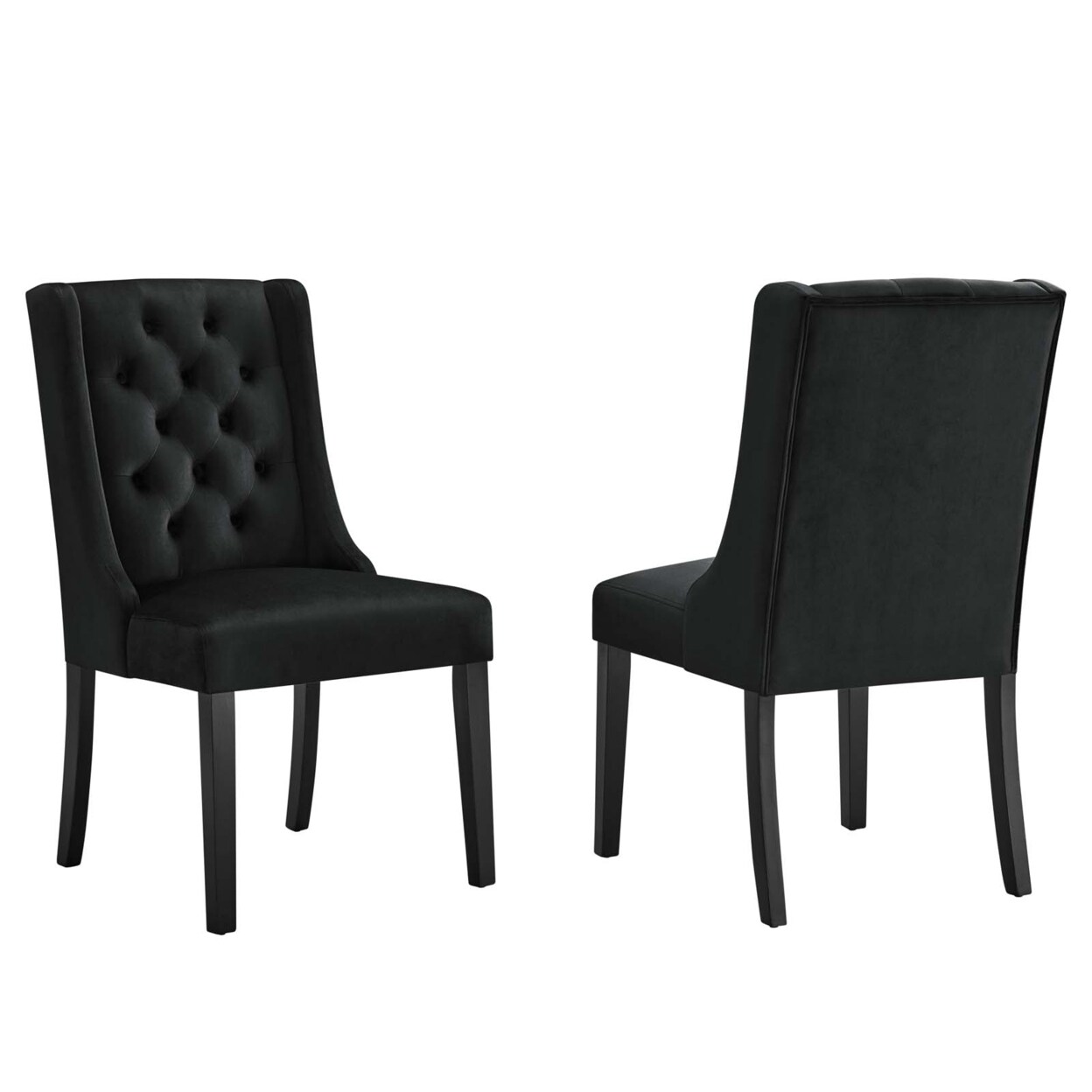 Modway Furniture Performance Velvet Dining Chairs Set of 2