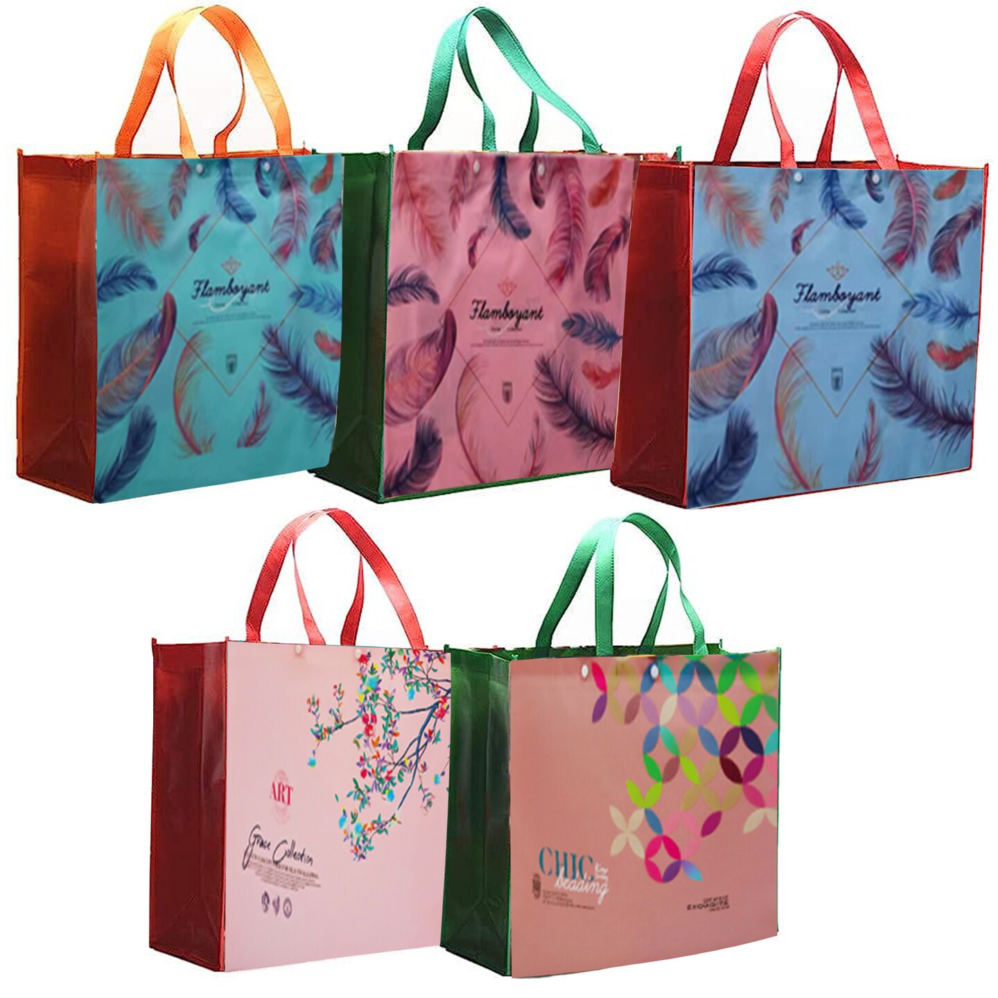 Grocery Bag Non-Woven Tote Bags | RADYAN&#xAE;