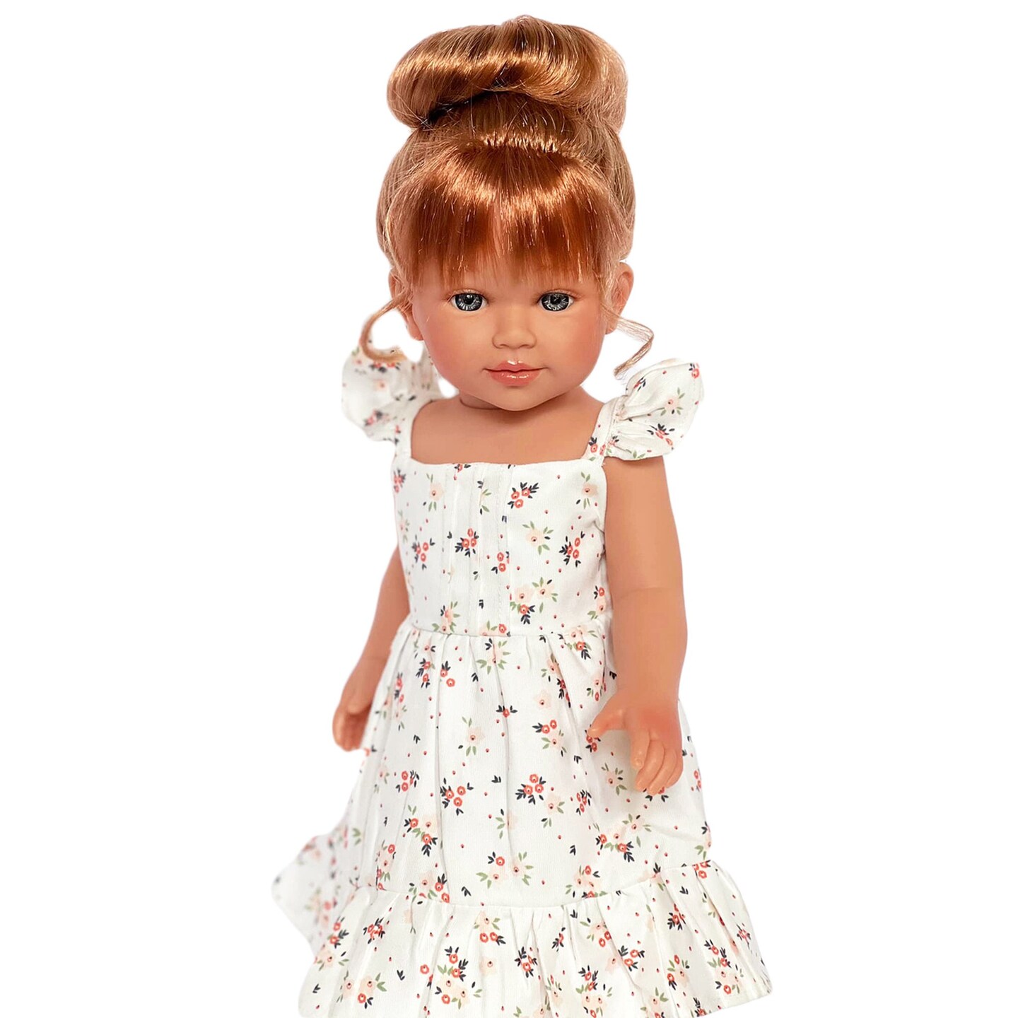 Southern Floral Dress Fits 18&#x22; Girl Dolls - Kennedy and Friends Dolls and Life as My Dolls