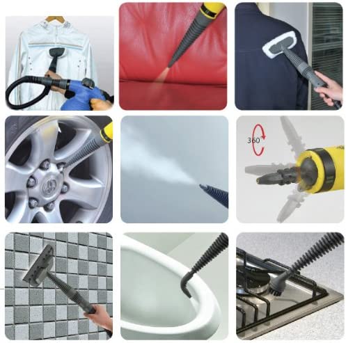 DB Tech Handheld Steamer for Cleaning, 1050W Multi-Purpose Pressurized Electric Steam Cleaner