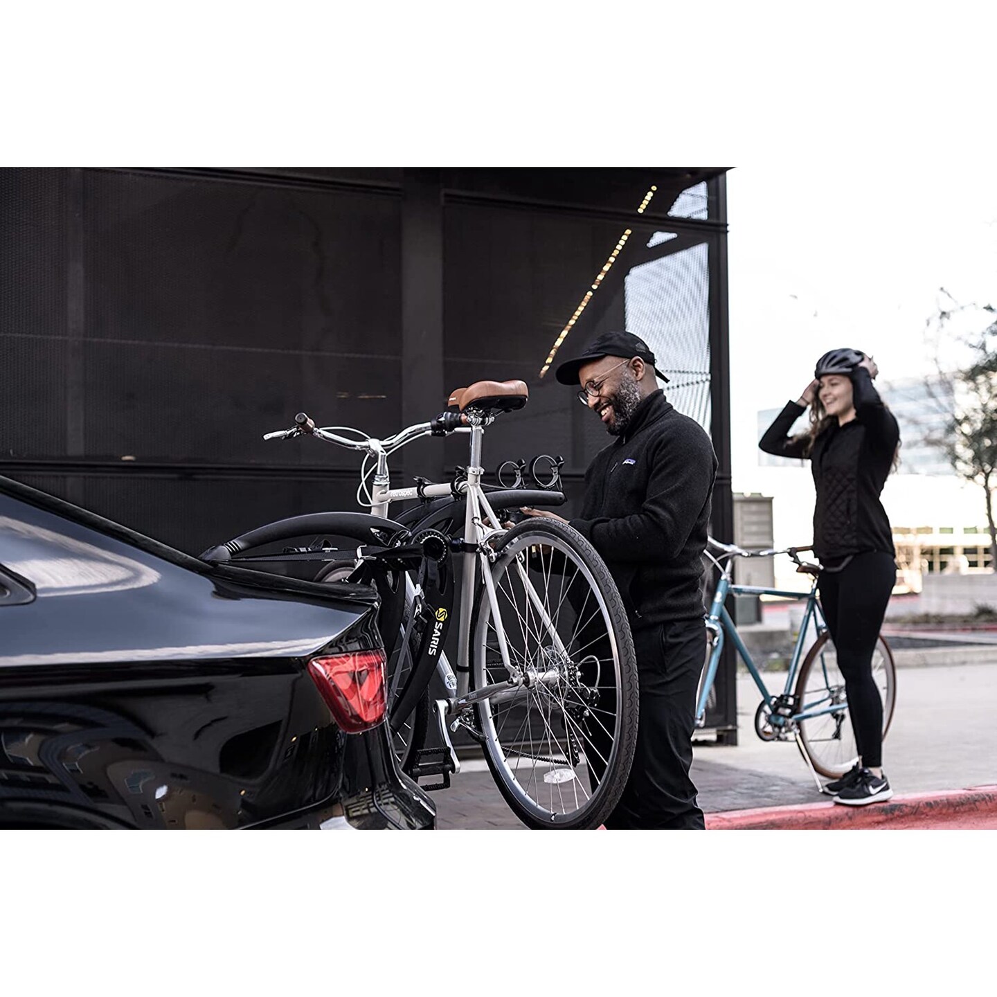 Saris Bones Trunk Bike Rack Mount, Bike Rack for Car and SUV, 2 Bikes