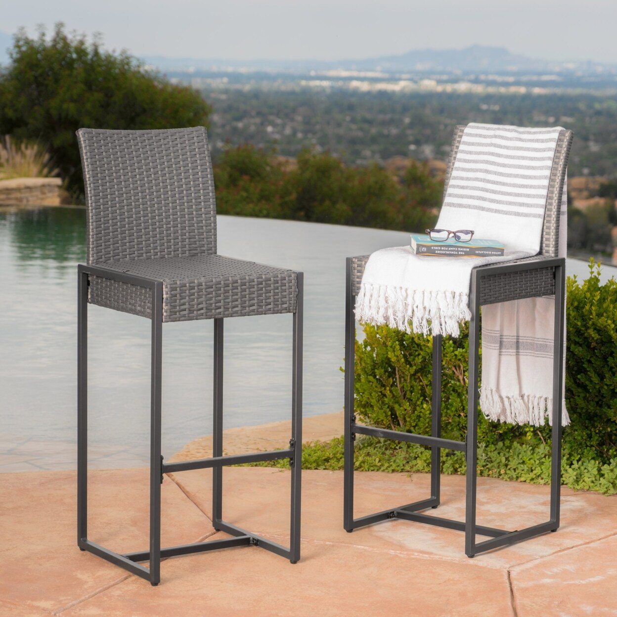 30 inch high discount outdoor bar stools