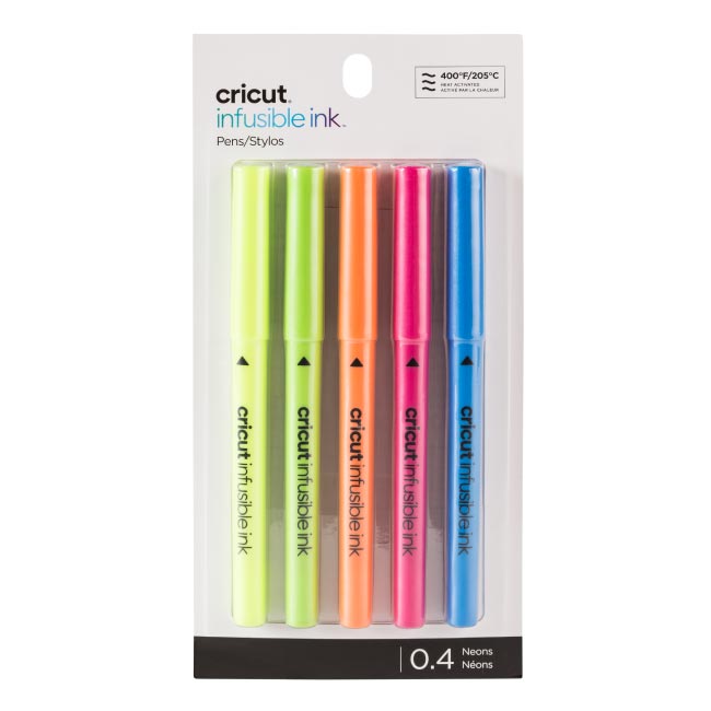 Cricut Infusible Ink Pens (0.4), Neons (5 ct)