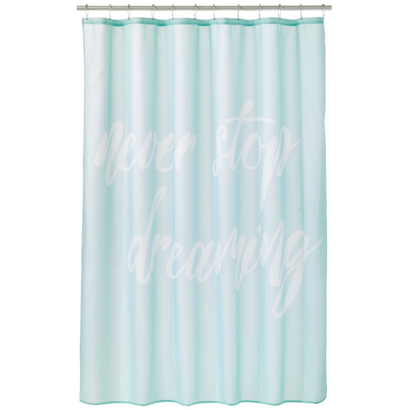 mDesign Modern Decorative Geometric Herringbone Print Shower Curtain