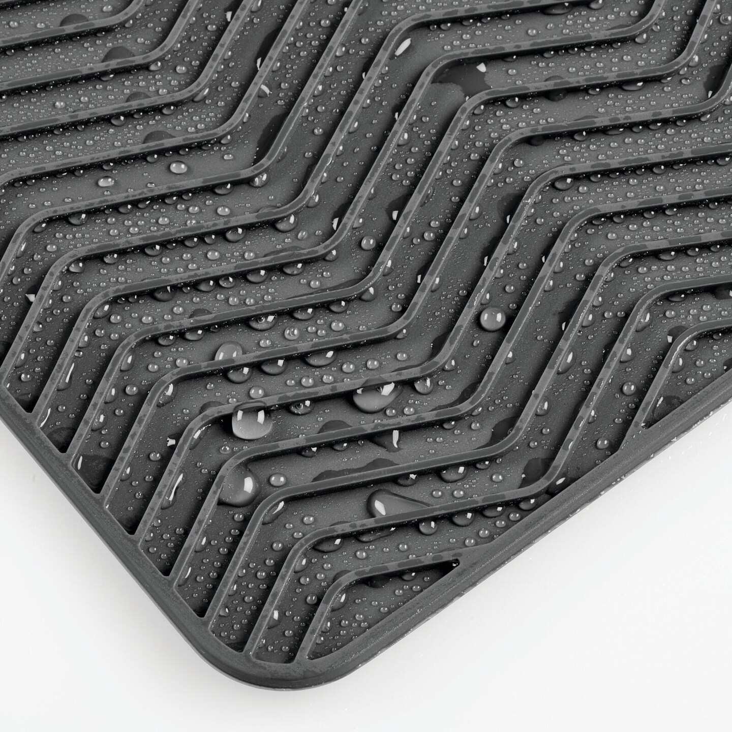 mDesign Steel Dish Drying Rack/Drainer Storage Organizer, Set of 2