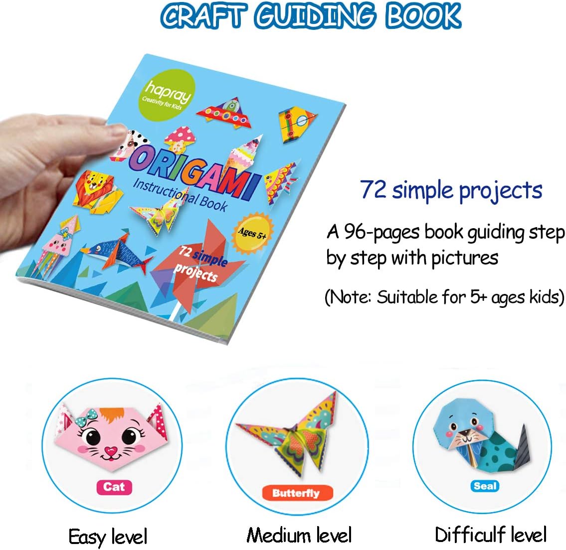 144 Sheets Origami Kit
