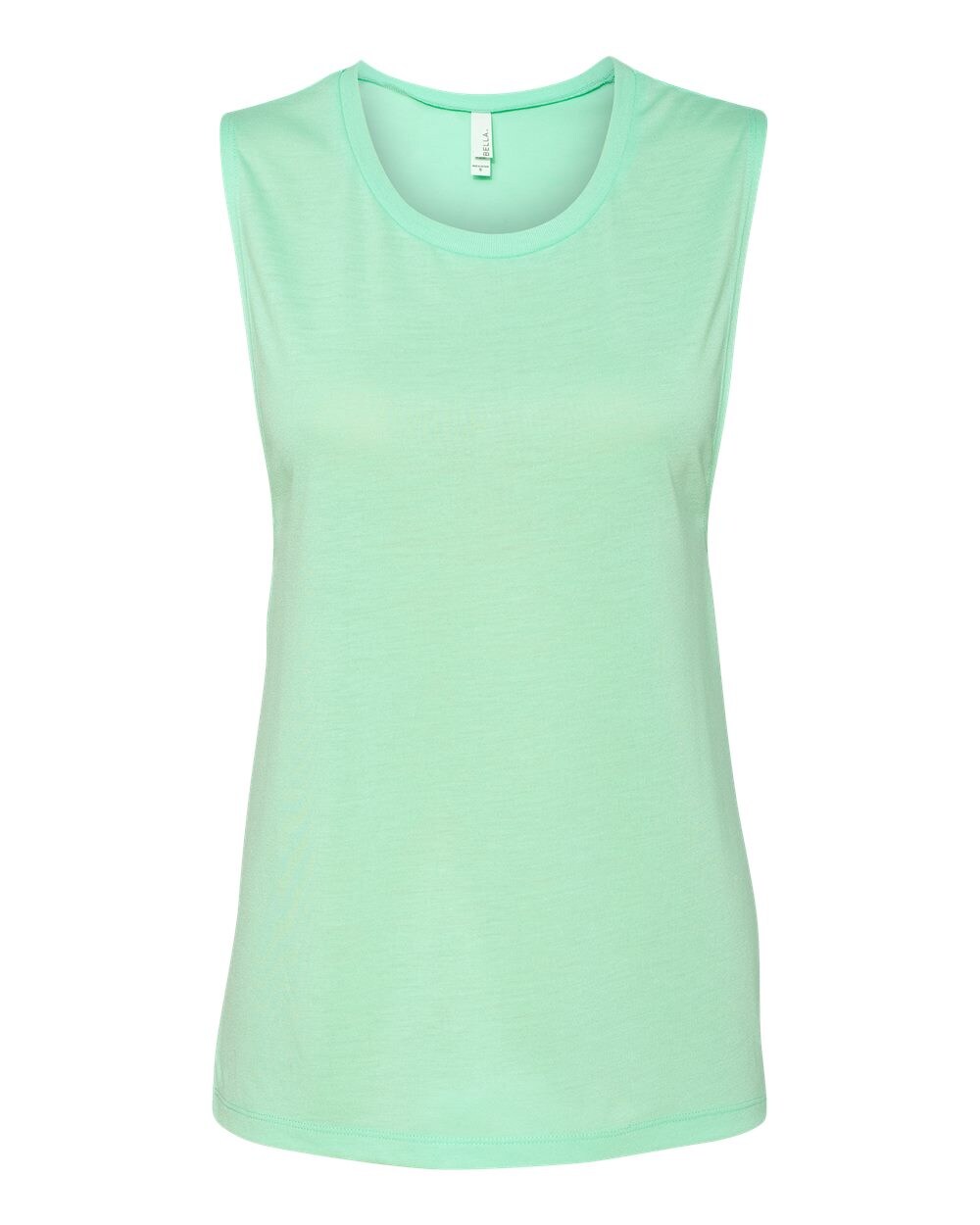 BELLA + CANVAS Women’s Flowy Scoop Muscle Tank Top for Gym & Casual Summer Wear