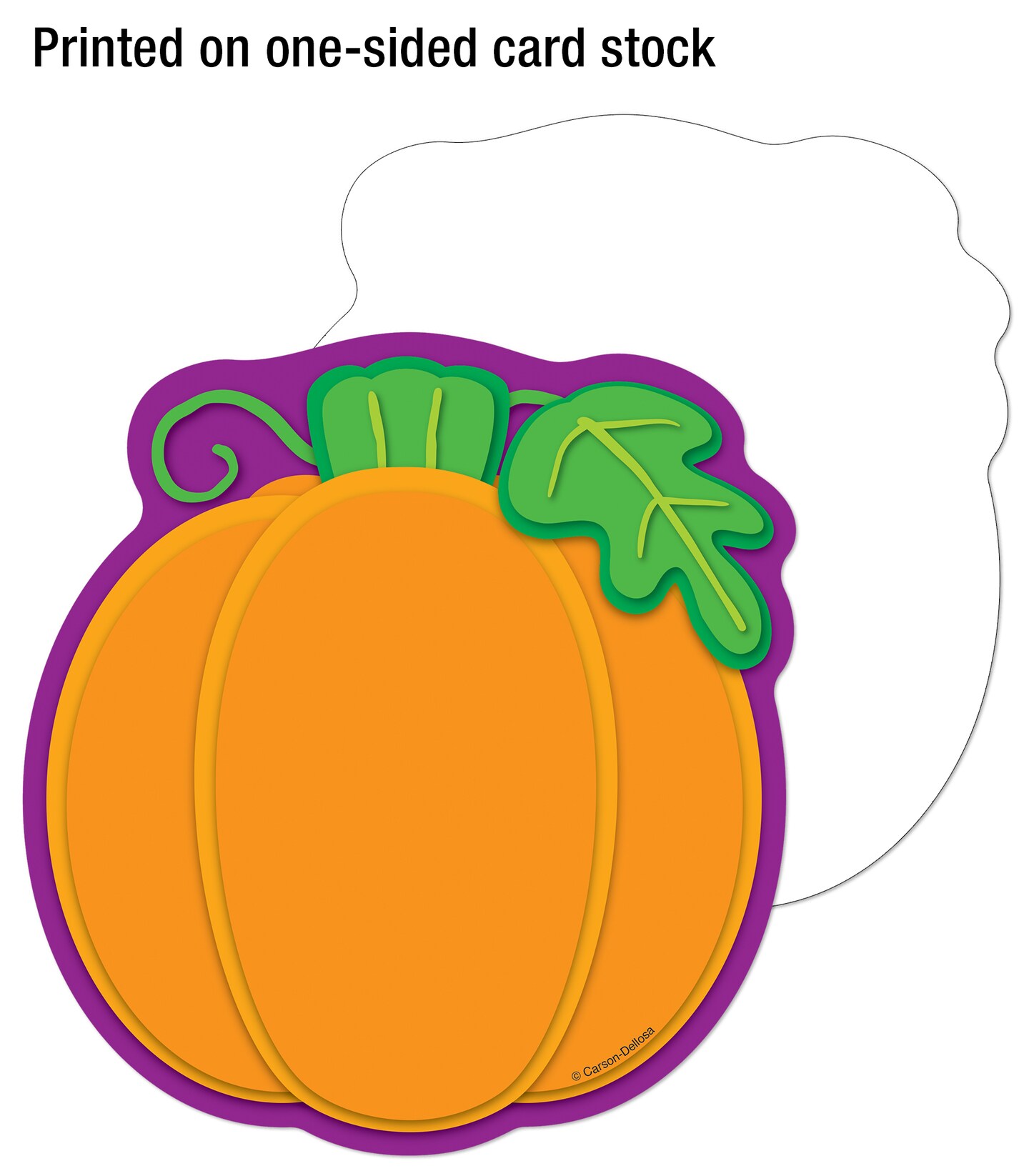 Carson Dellosa 36-Piece Fall Pumpkins Bulletin Board Cutouts, Orange Pumpkin Classroom Cutouts, Perfect for Fall Classroom D&#xE9;cor and Halloween Classroom D&#xE9;cor