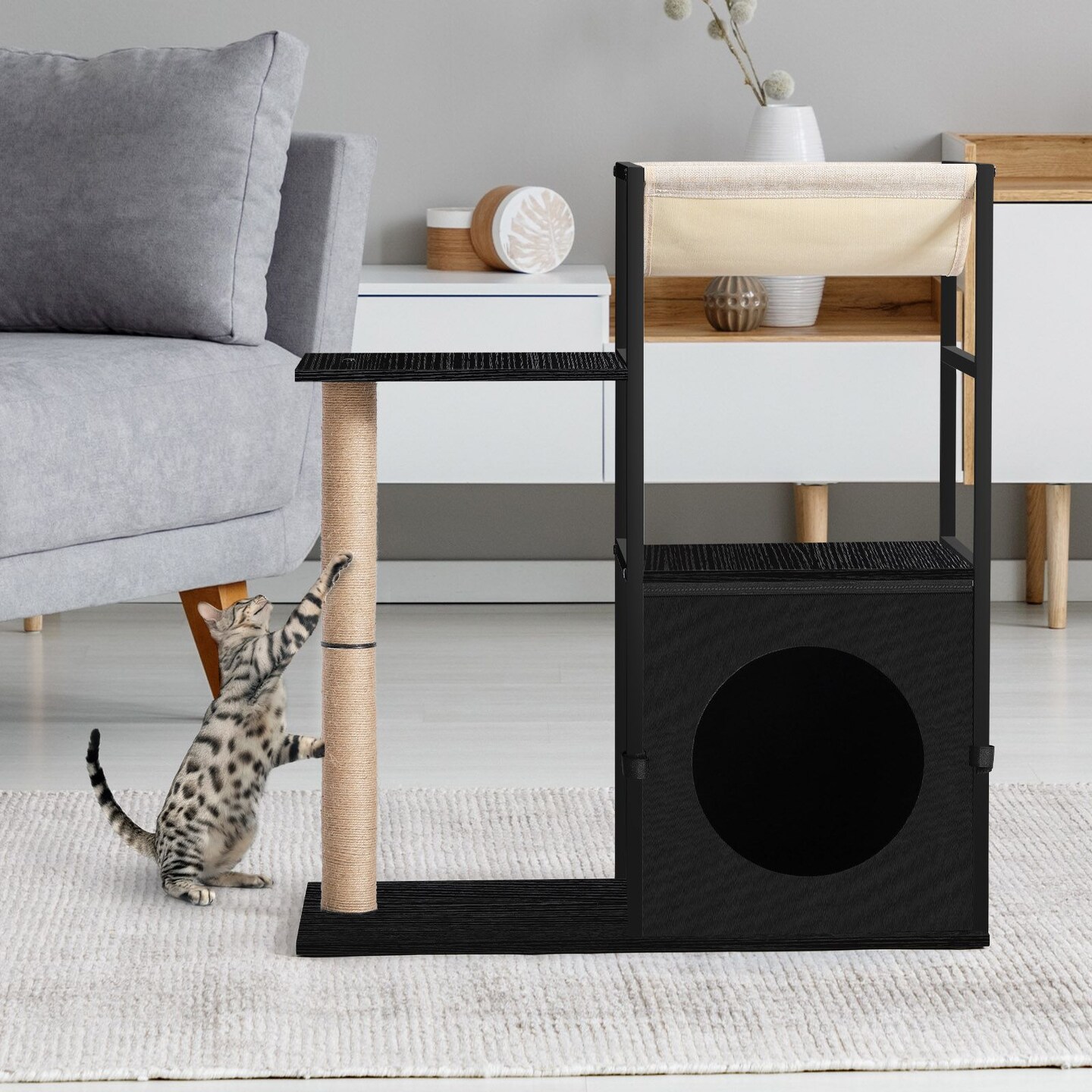 Cat Tree, Cat Tower for Indoor Cats, Cat Tree Tower