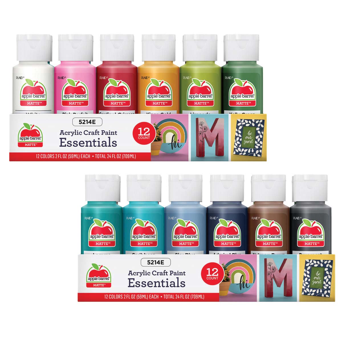 Plaid  Apple Barrel  Essential Colors Acrylic Paint Set
