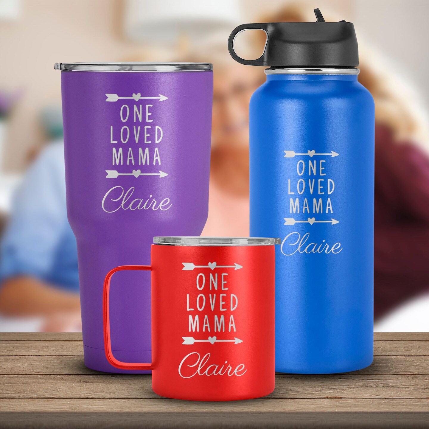 One Loved Mama Customized Tumbler, Mother's Day Gift, Mama, Nana, Mom ...