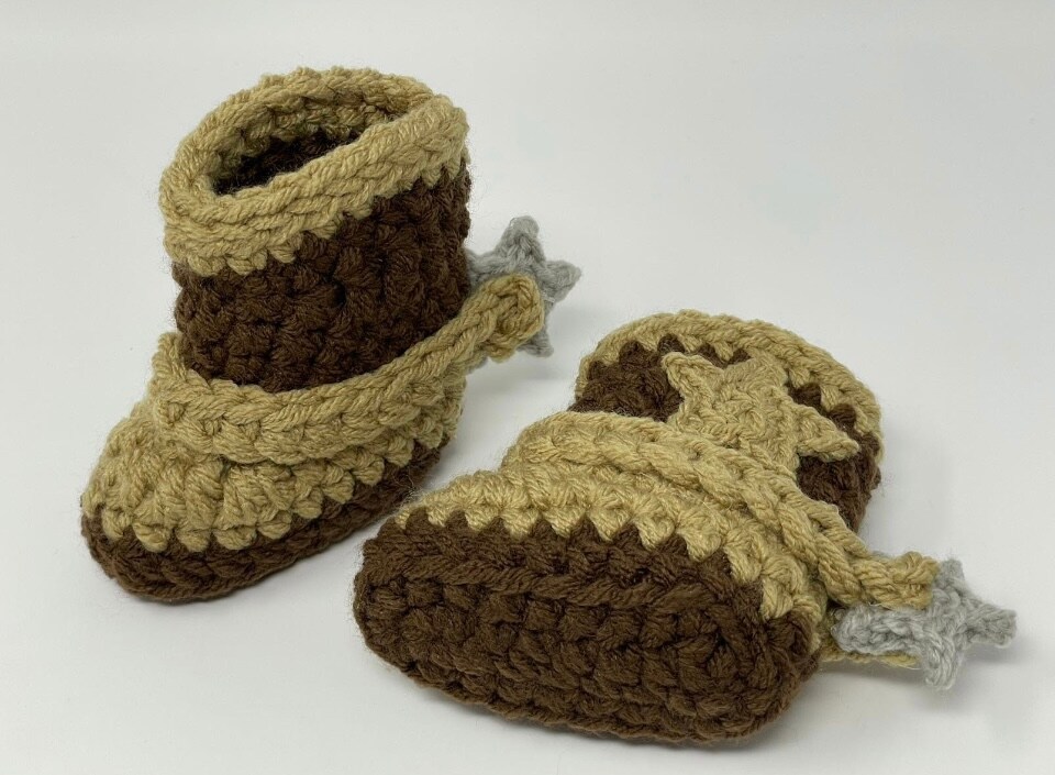 Crochet baby 2024 cowboy outfit