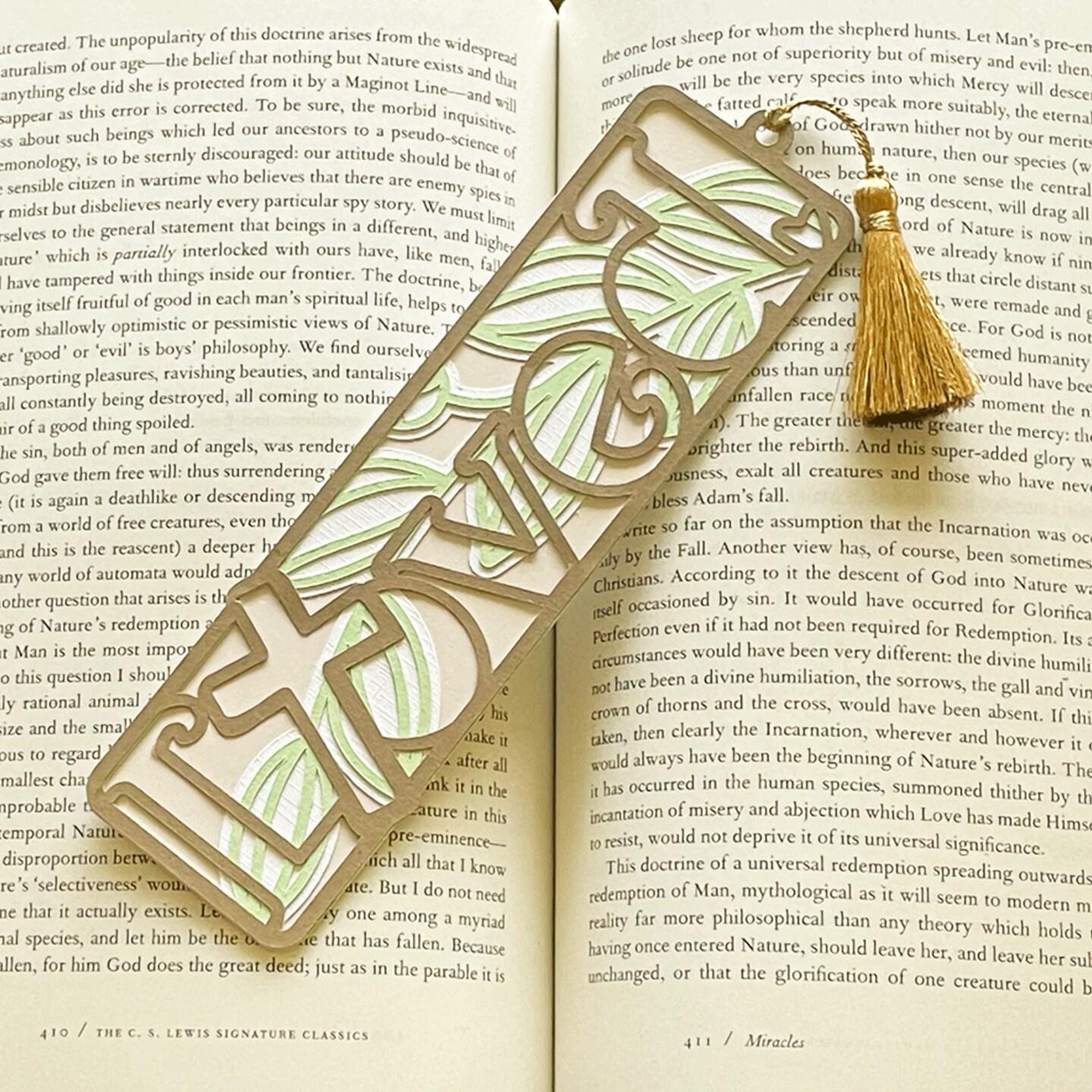Loved Christian Bookmark