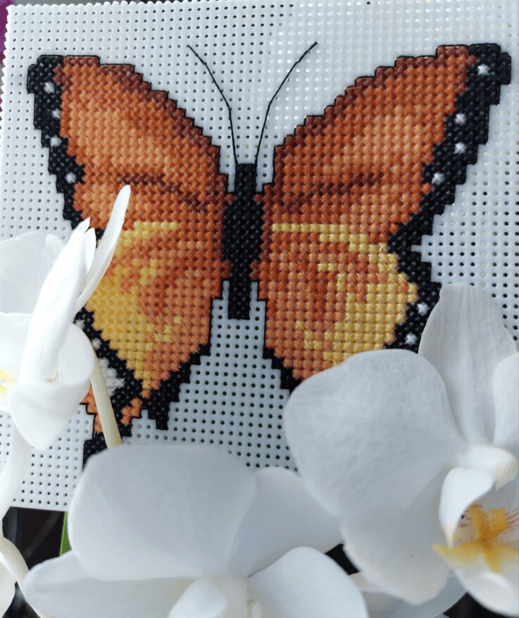 &#x22;Butterflies&#x22; Counted Cross-Stitch Kit