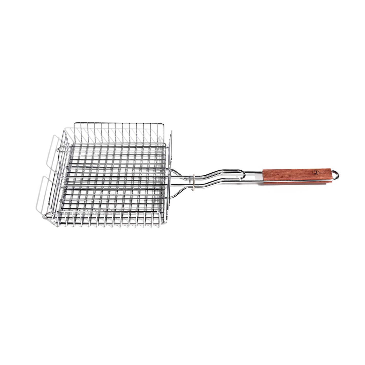 25&#x22; Multi-colored Grill Basket, Rosewood Handle