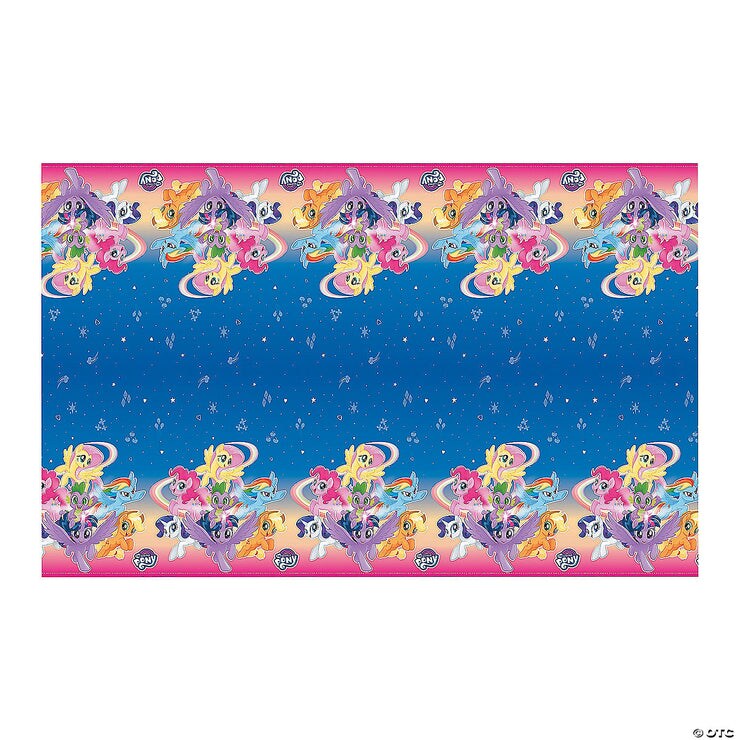 My Little Pony Rectangular Plastic Table Cover, 54&#x22; x 84&#x22;, 1ct
