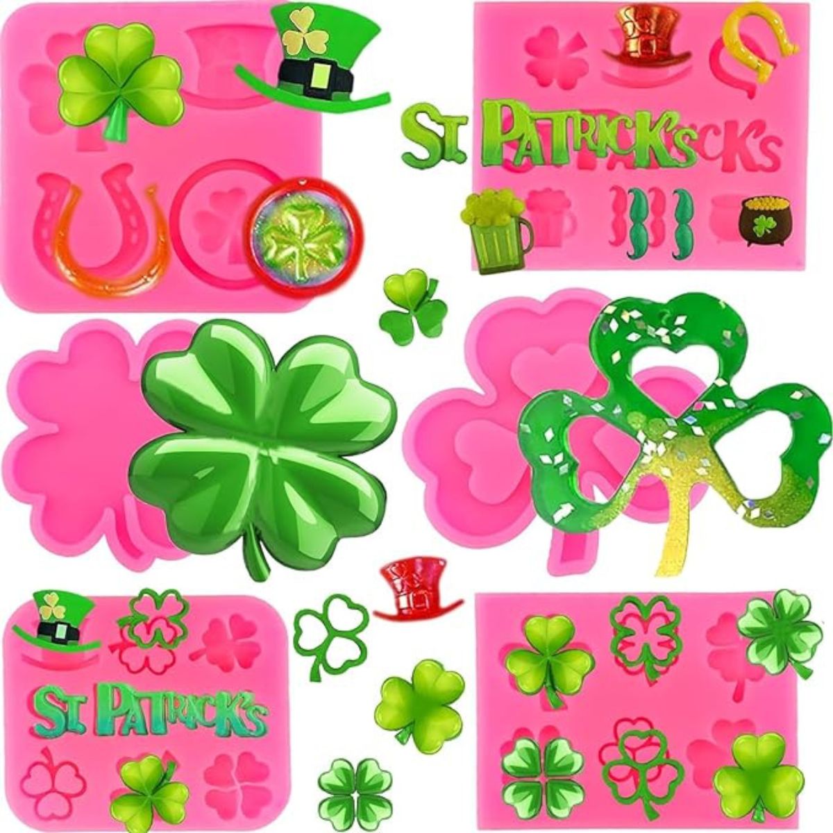 Multi-functional St. Patrick&#x27;s Day Silicone Molds