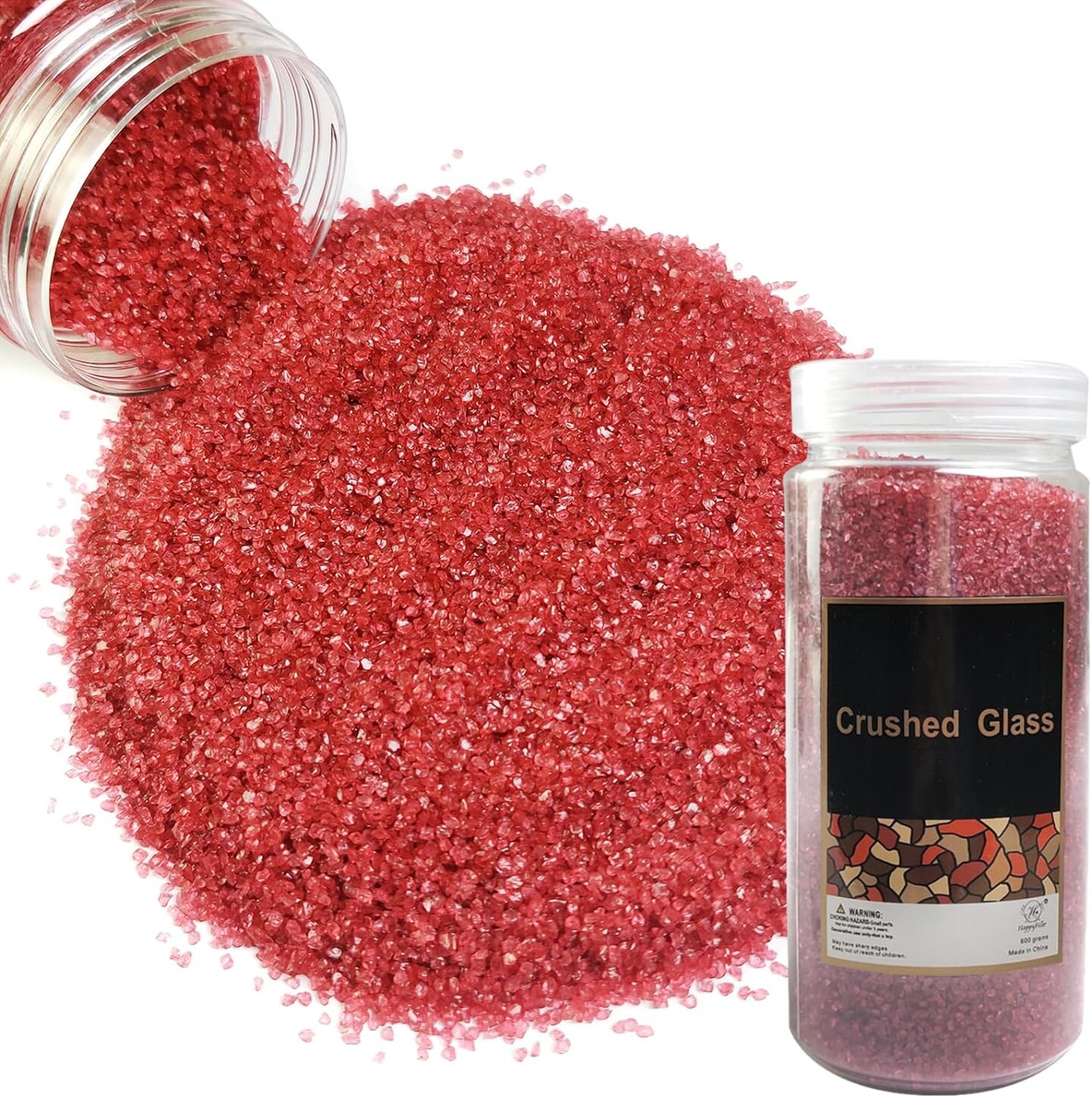 1.3 LB Crushed Glass Sand for Vase Filler