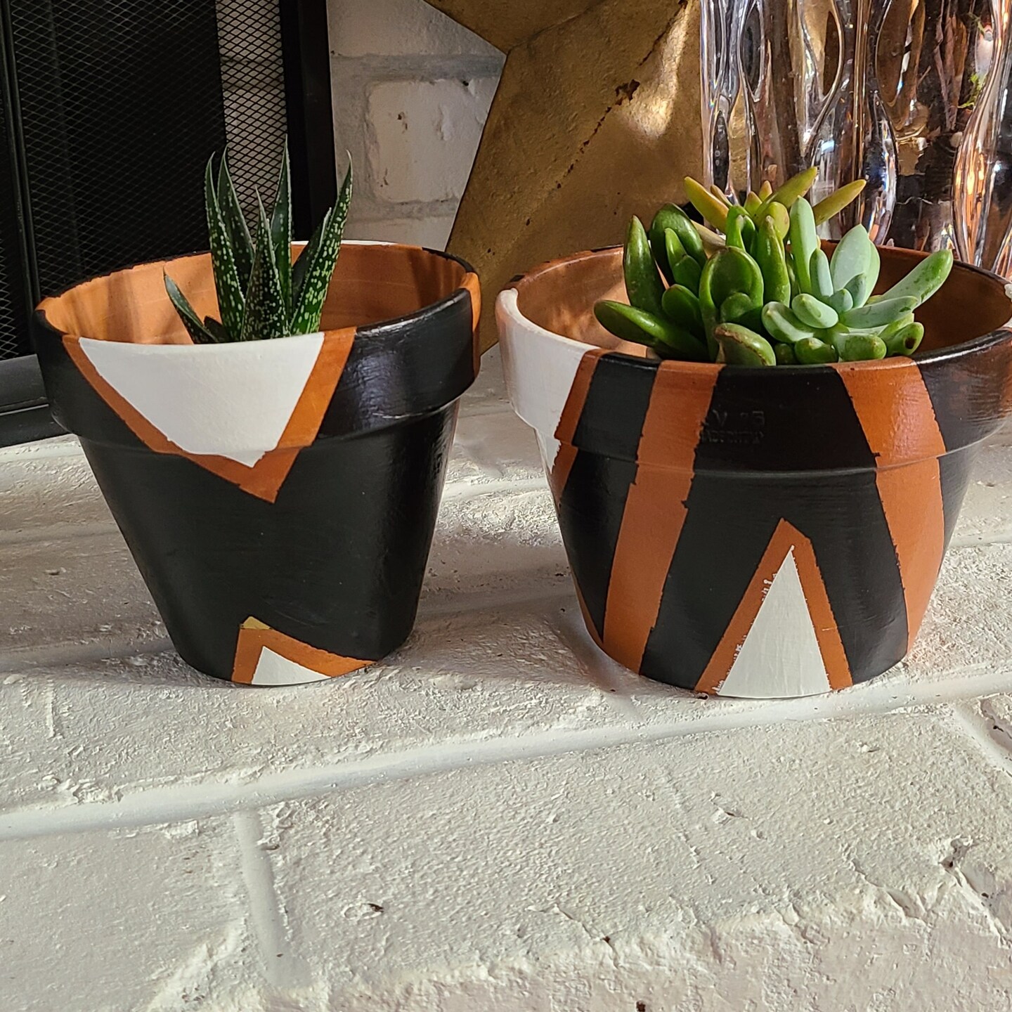 Hand painted terracotta planters | MakerPlace by Michaels