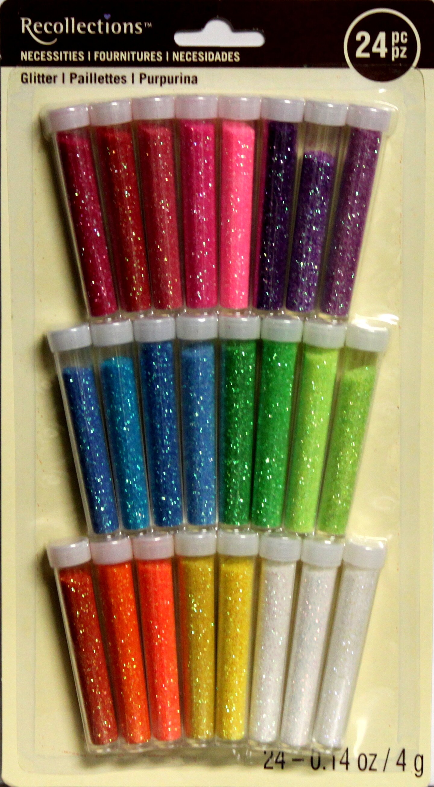 Recollections 24 Piece Glitter Set