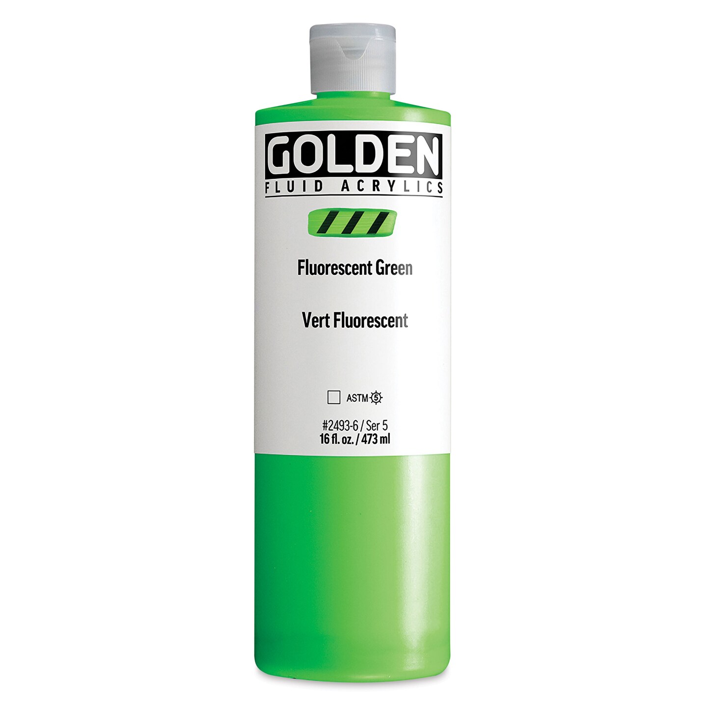 Golden Fluid Acrylic Fluorescent Green 16 Oz Bottle Michaels