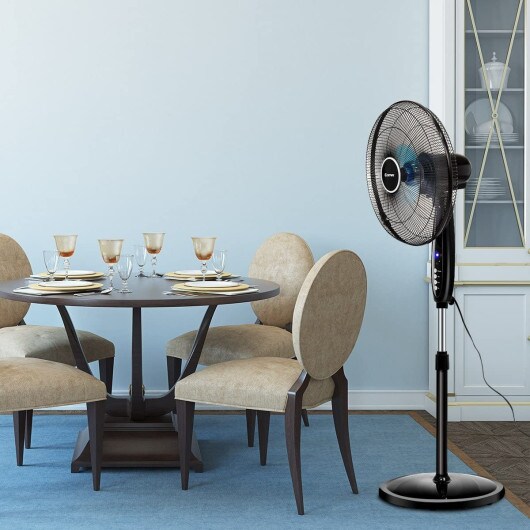 16&#x22; Adjustable Oscillating Pedestal Stand Fan