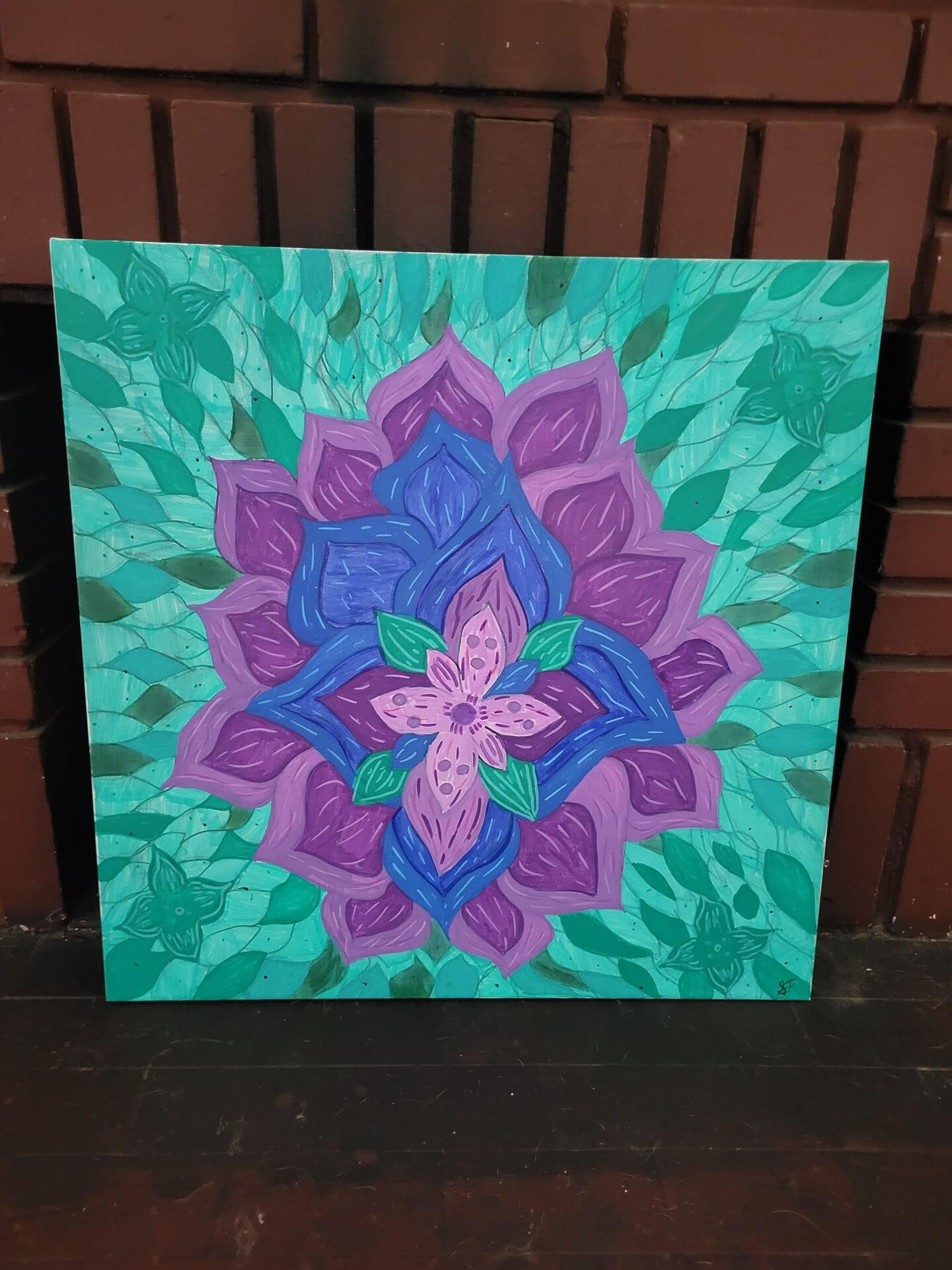 How-To name is Painting a Abstract Flower