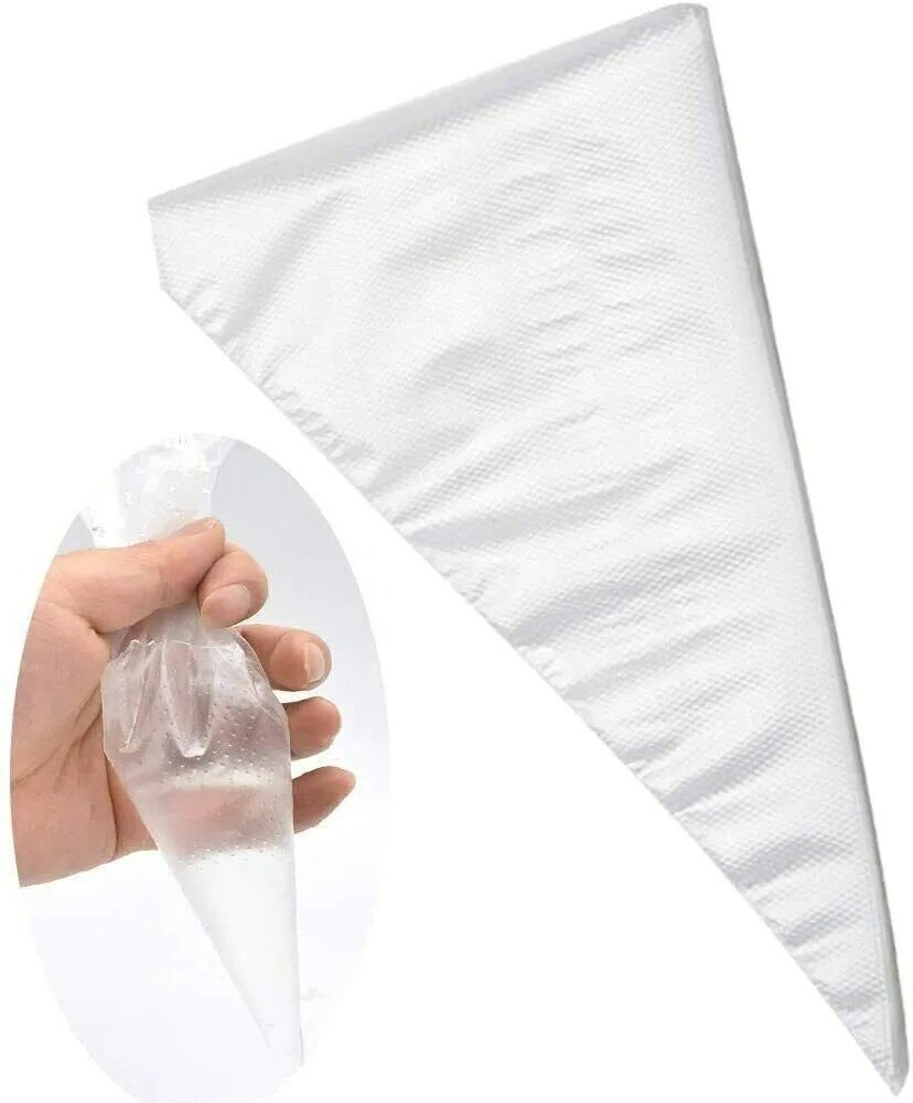 200pcs plastic pastry Piping Bag Disposable Icing Cake Decorating Bags